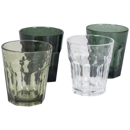 Juego de vasos Bo-Camp Tumbler Mix & Match 200 ml - 4ks verde Green