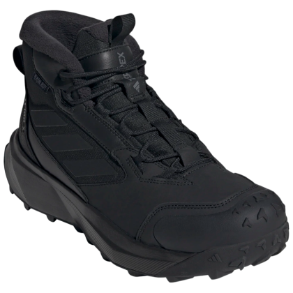 Calzado de senderismo Adidas Terrex Winter Boot Mid Leather negro CBLACK/CBLACK/GREFOU