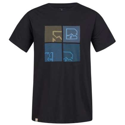 Camiseta de hombre Hannah Ramone negro/gris anthracite (blue)