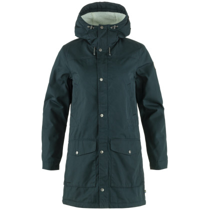 Abrigo de invierno para mujer Fjällräven Greenland Winter Parka azul oscuro Dark Navy