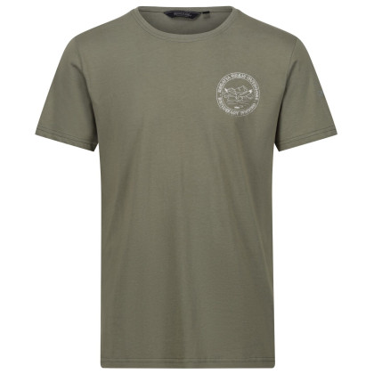 Camiseta de hombre Regatta Cline VII verde Fauna