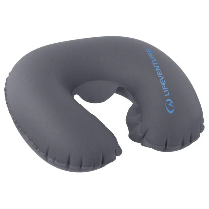 Almohada de viaje LifeVenture Inflatable Neck Pillow gris