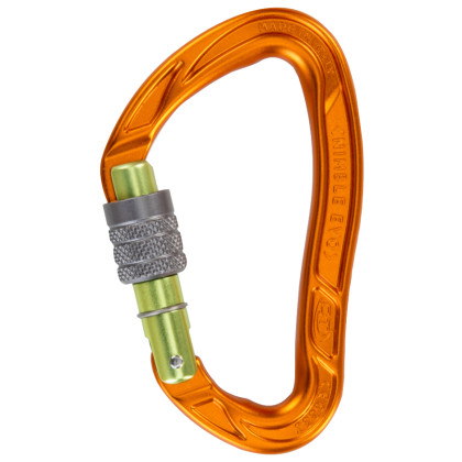 Mosquetón Climbing Technology Nimble Evo SG orange/green