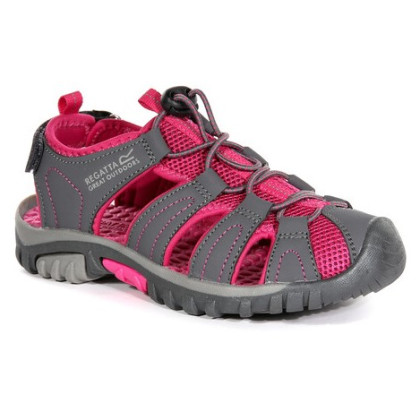 Sandalias para niños Regatta Westshore Jnr gris/rosa Granit/Cabrt