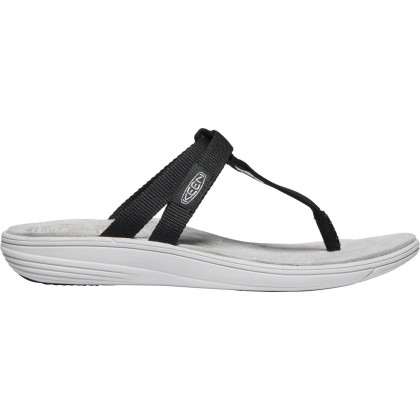 Chanclas de mujer Keen Damaya Flip W negro Black/VaporBlue