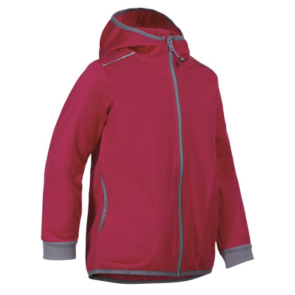 Chaqueta softshell para niños Zulu Tane K rojo Raspberry