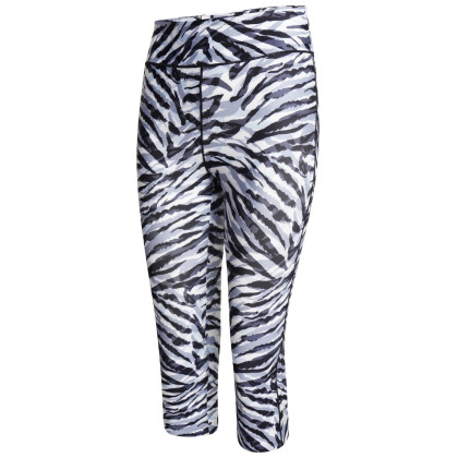 Pantalones de tres cuartos para mujer Dare 2b Influential 3/4 blanco Blk&Whizebra