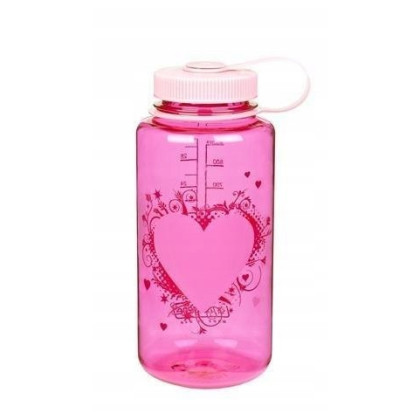 Botella Nalgene Wide Mouth 1l rosa/burdeos Pink Lid