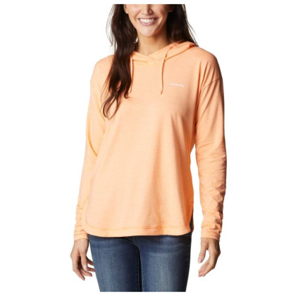 Sudadera de mujer Columbia Sun Trek™ EU Hooded Pullover naranja Apricot Fizz Heather