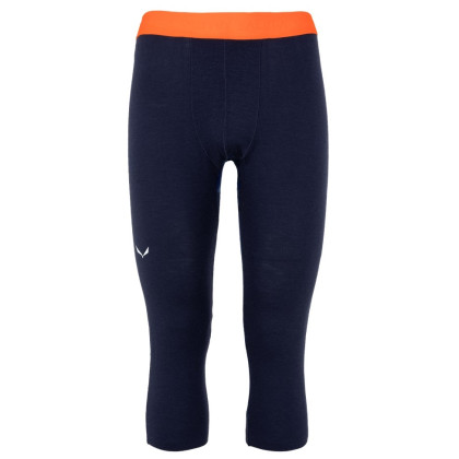 Calzoncillos de tres cuartos para hombre Salewa Cristallo Warm Amr M 3/4 Tight. azul oscuro NavyBlazer