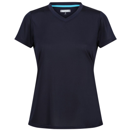 Camiseta de mujer Regatta Wmn Fingal V-Neck azul oscuro Navy