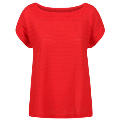 Camiseta de mujer Regatta Adine rojo True Red