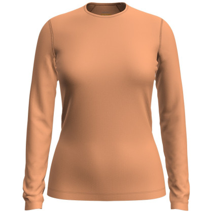 Camiseta de mujer Icebreaker W's 260 Tech LS Crewe naranja Feldspar