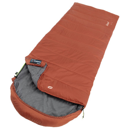 Saco de dormir tipo manta Outwell Canella Lux naranja Warm Red