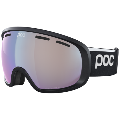 Gafas de esquí POC Fovea Photochromic negro/rosa Uranium Black/Photochromic/Light Pink-Sky Blue