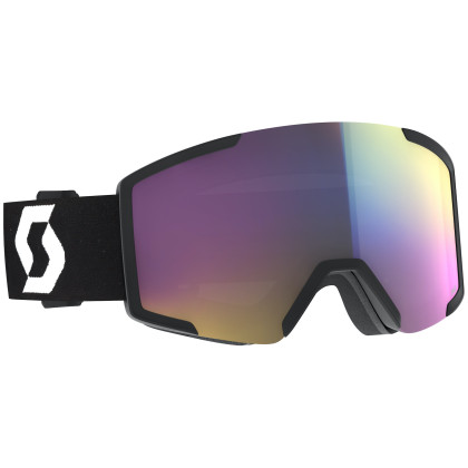 Gafas de esquí Scott Shield negro mineral black/white/enhancer teal chrome