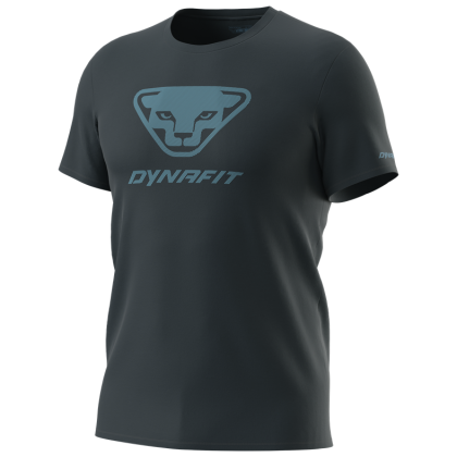 Camiseta de hombre Dynafit Graphic Co M S/S Tee azul/violeta blueberry/3D