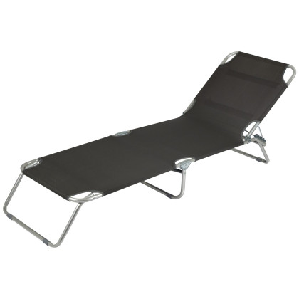 Tumbona de playa Bo-Camp Sun lounger with sunscreen negro Black