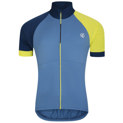 Maillot de ciclismo de hombre Dare 2b Protraction III Jersey azul/amarillo Coronet Blue/Neon Spring