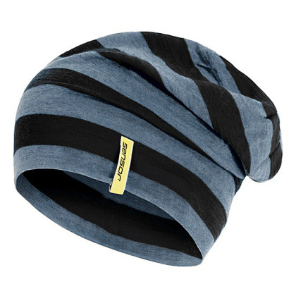 Gorro Sensor Merino Wool negro/gris BlackStripes