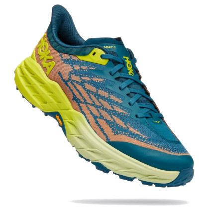 Calzado de hombre Hoka M Speedgoat 5 Wide azul Blue Coral / Evening Primrose