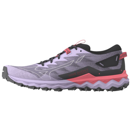 Zapatillas de carrera para mujer Mizuno Wave Daichi 7 violeta/negro PLilac/Wisteria/SKCoral