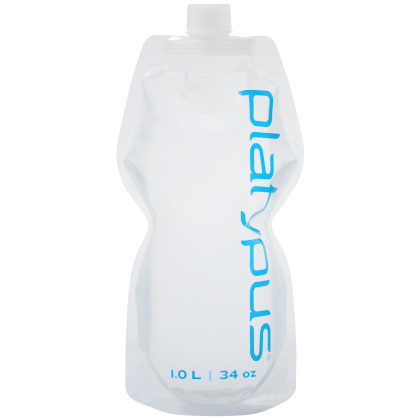 Botella Platypus Softbottle 1L Closure cap blanco SalariesLogo