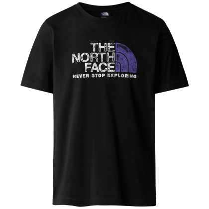 Camiseta de hombre The North Face M S/S Rust 2 Tee negro Tnf Black