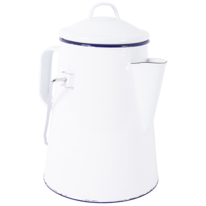 Hervidor Bo-Camp Tea kettel enamel blanco/azul white/blue