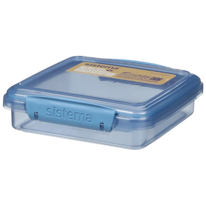 Caja de merienda Sistema Lunch Krabička na sandwich 450 ml azul