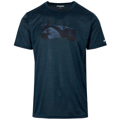 Camiseta de hombre Regatta Fingal VIII azul oscuro Moonlight Denim Marl