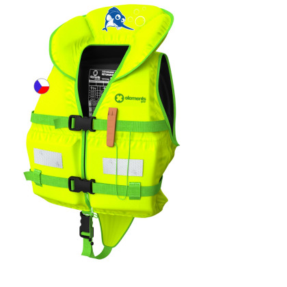 Chaleco salvavidas para niños Elements Gear Baby Plus amarillo