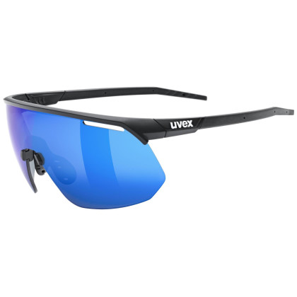 Gafas deportivas Uvex Pace One negro Black Matt/Mirror Blue