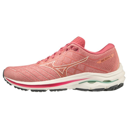 Zapatillas de carrera para mujer Mizuno Wave Inspire 18 rojo Rosette/Snow White/Garnet Rose