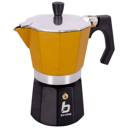 Cafetera Bo-Camp Percolator Hudson 3-cups negro/amarillo