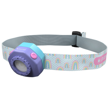 Linterna frontal Ledlenser Kidled 4R violeta Rainbow