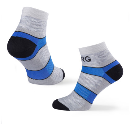 Calcetines de hombre Warg Trail Low Wool gris/azul SvSedaCernoModraCerna