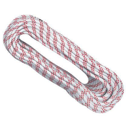 Cuerda de escalada Singing Rock Static 9,0 mm (30 m) blanco/rojo White/Red