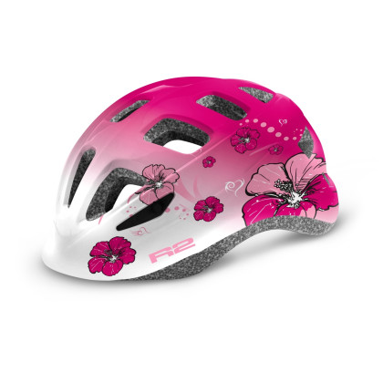 Casco de ciclismo para niños R2 Bunny blanco/rosa white