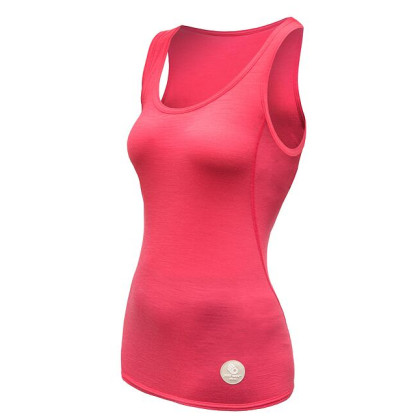 Camiseta sin mangas para mujer Sensor Merino Air rosa magenta