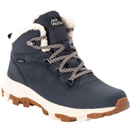 Calzado de mujer Jack Wolfskin Everquest Texapore Mid W azul oscuro dark blue / off-white