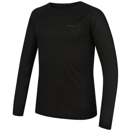 Camiseta de hombre MOOA Singlebase Active Long negro Black