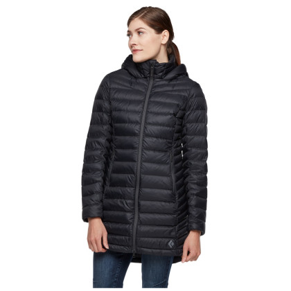 Abrigo de invierno para mujer Black Diamond W Access Fl Down Parka negro Black