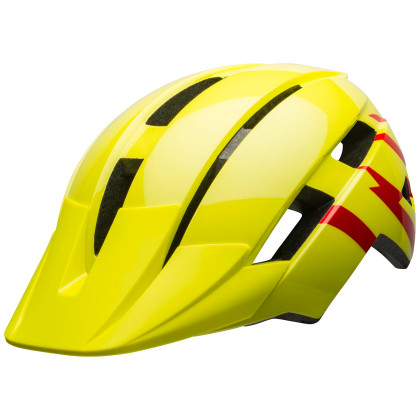 Casco de ciclismo para niños Bell Sidetrack II Child amarillo Hi-Viz/Red