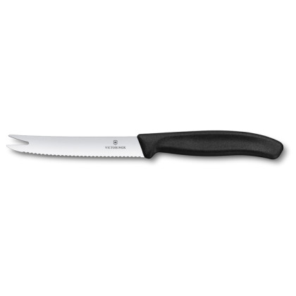 Cuchillo de queso y embutido Victorinox Nůž na sýr a uzeninu 11 cm negro