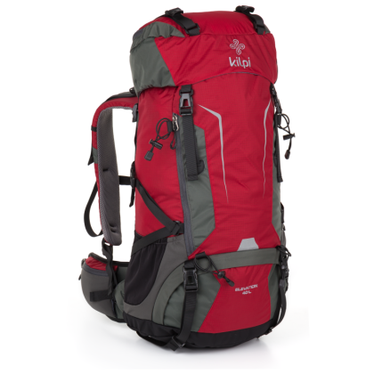 Mochila de senderismo Kilpi Elevation 45 + 5 L rojo