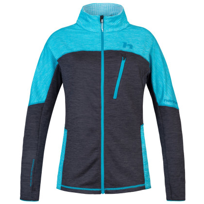 Sudadera de mujer Hannah Meda negro/azul clearwater/anthracite mel