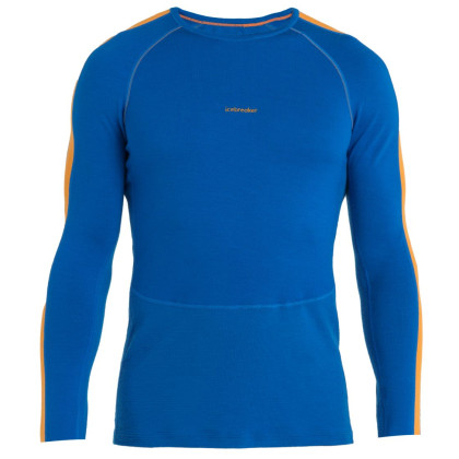 Camiseta de hombre Icebreaker M ZoneKnit 260 LS Crewe 2023 azul Lazurite/Solar/Cb