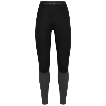 Mallas de mujer Icebreaker ZoneKnit™ 200 Leggings negro black/jet heather/cb