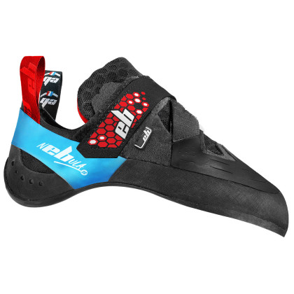 Pies de gato EB Climbing Nebula S azul/rojo NOIR / ROUGE